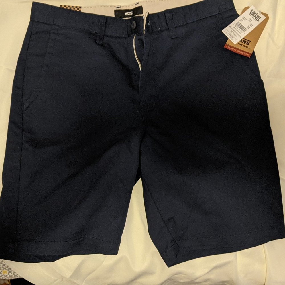 Van's Men's Navy Shorts - Sz 32